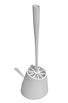 Light and ergonomic toilet brush for Pirkka.